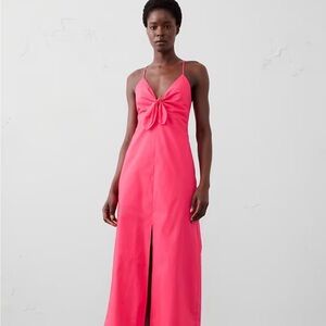 Banana Republic Vibrant Pink Maxi Dress